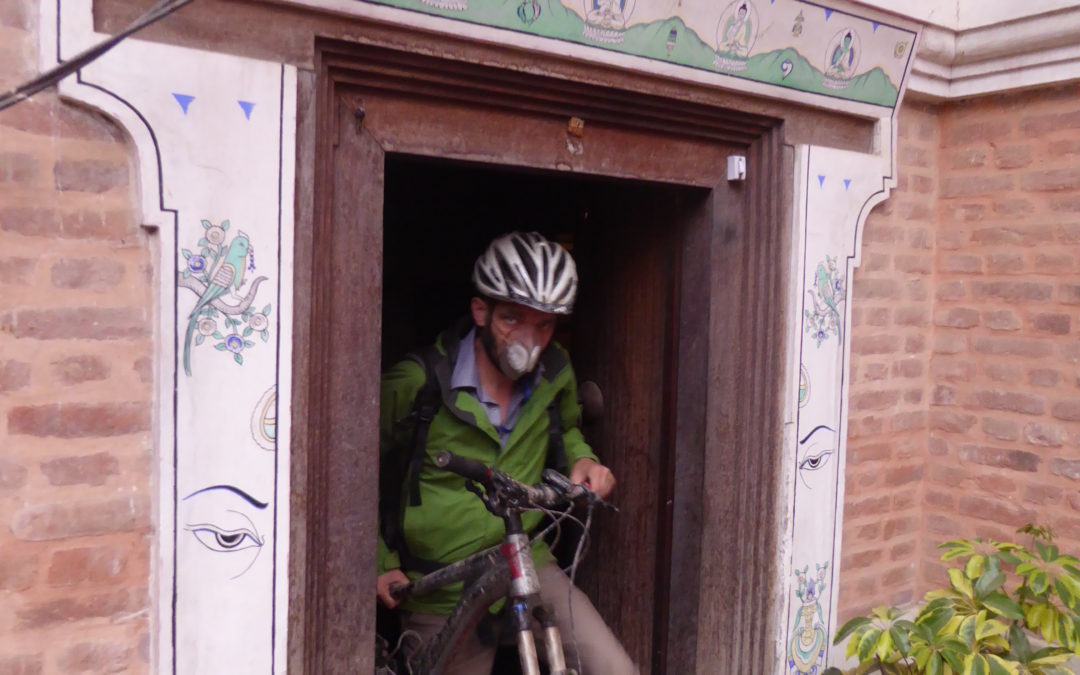 I Love to Cycle in Kathmandu