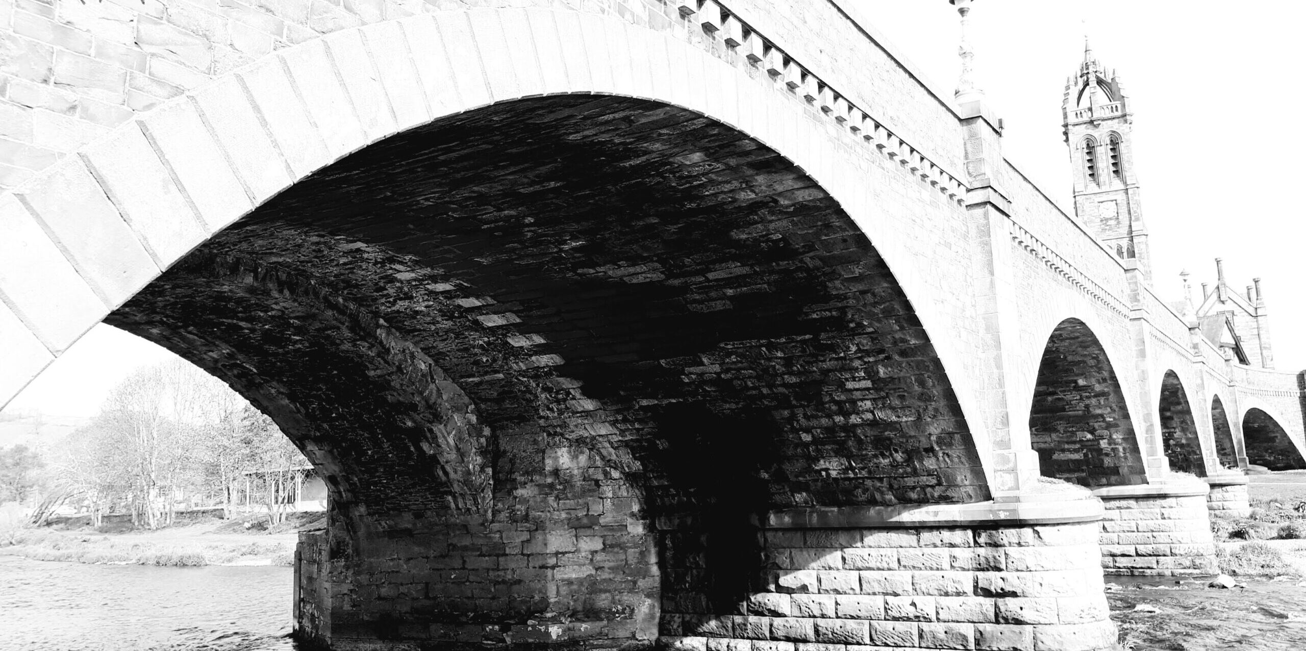 Bridge in Peebles, Scotland, by Rupert Wolfe Murray